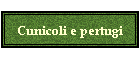 Cunicoli e pertugi